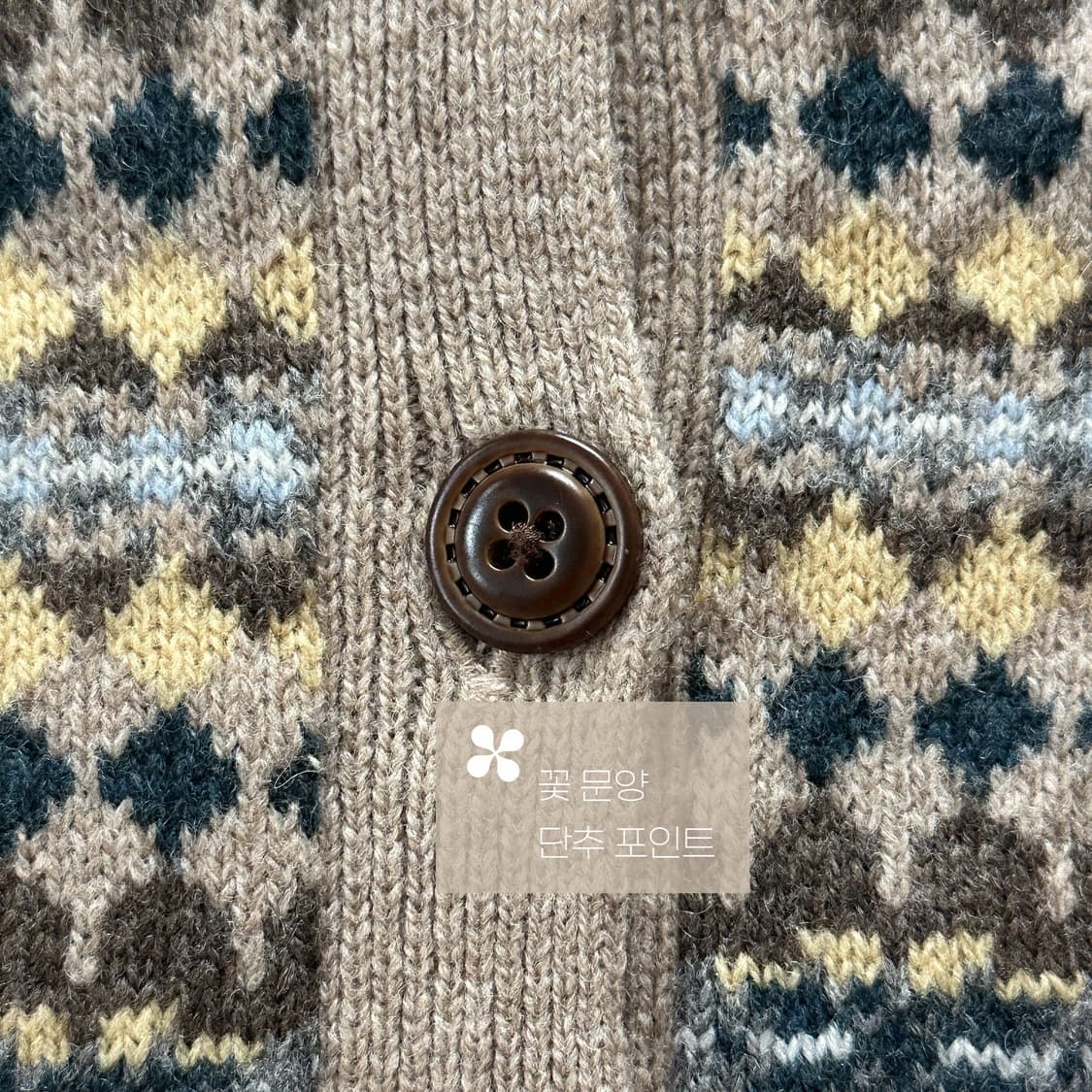 ✤ Mcgregor Flower Button Cardigan 상품이미지6