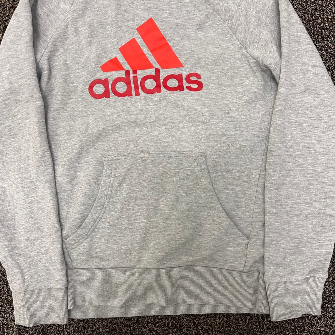 아디다스 여성 후드티셔츠 그레이 95사이즈 상품이미지3