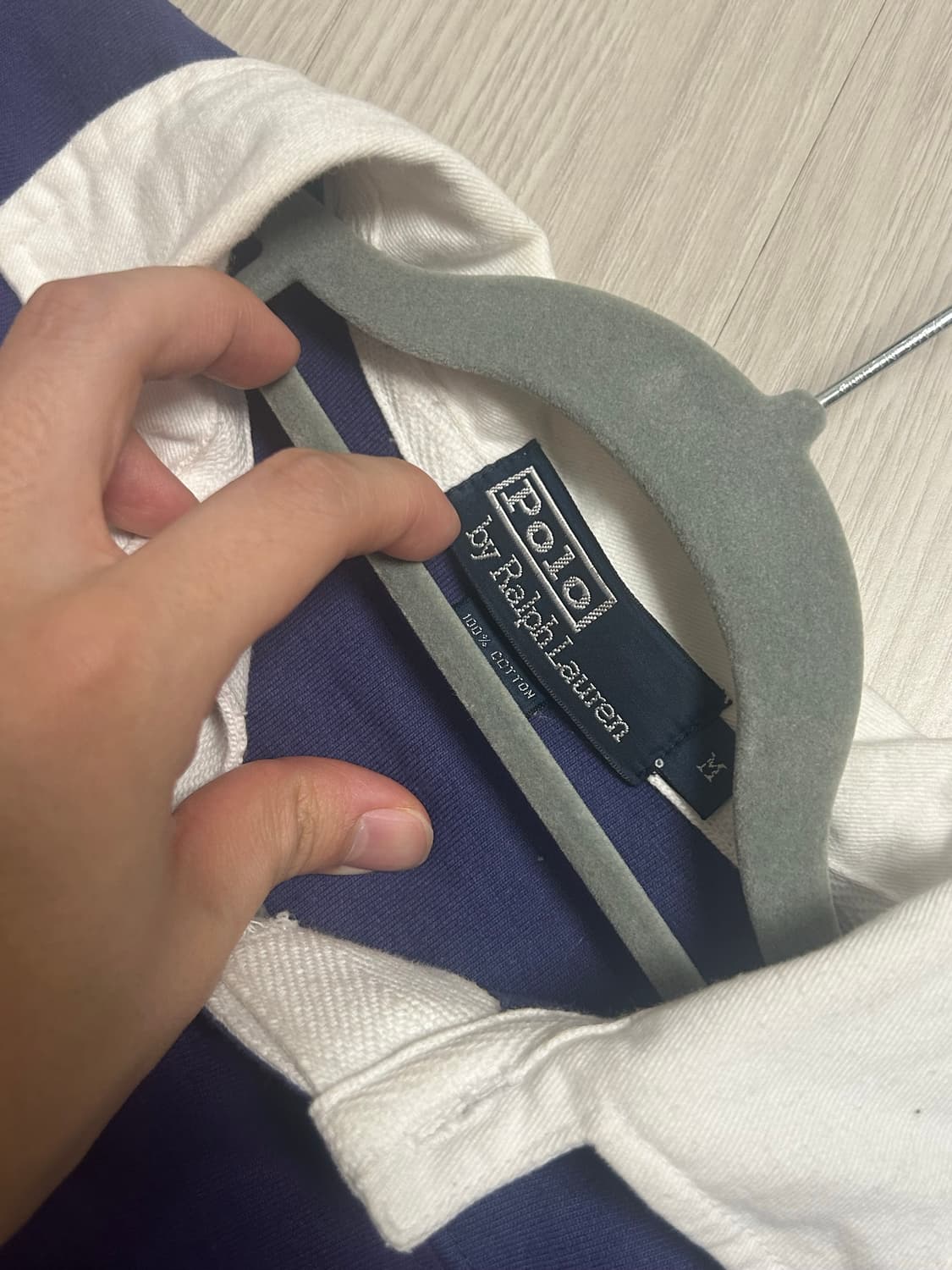 폴로 랄프로렌 스트라이프 럭비티 M(100-105) 상품이미지3