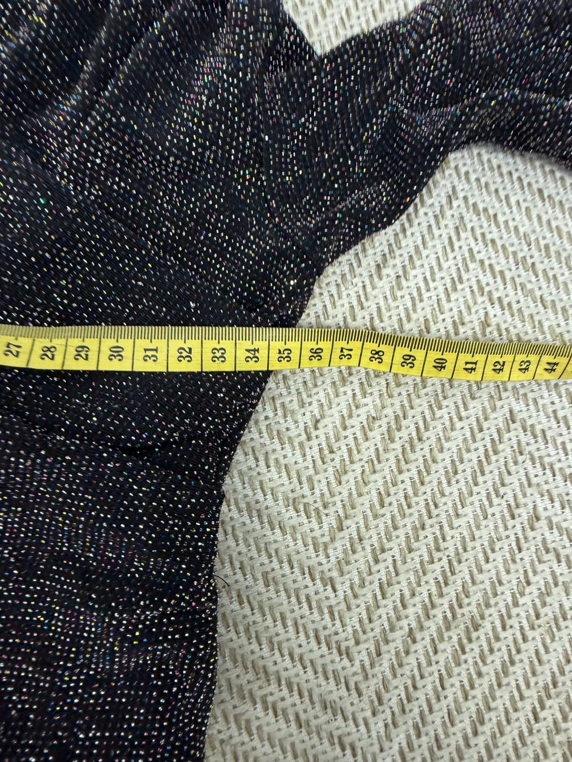 정품) maje 마쥬 블랙 반짝이 미니 원피스 1 상품이미지8