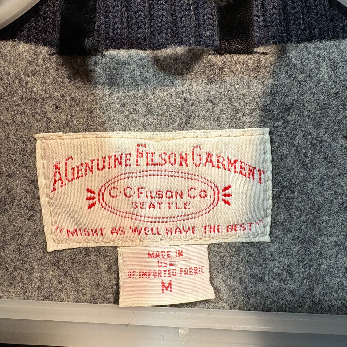 [M] FILSON 필슨 빈티지 워크 블루종 자켓 상품이미지7