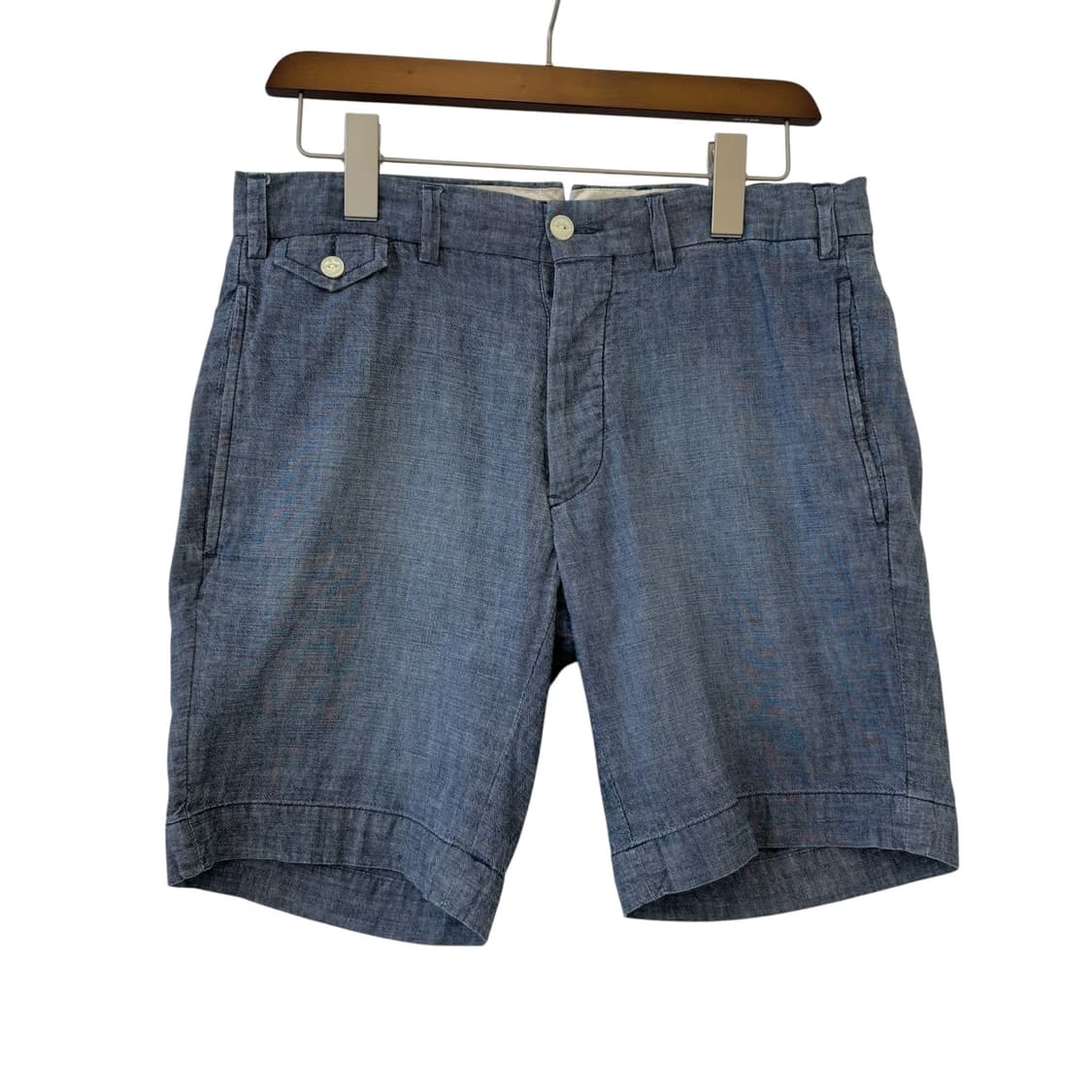 폴로 랄프로렌 샴브레이 하프 팬츠 상품이미지1