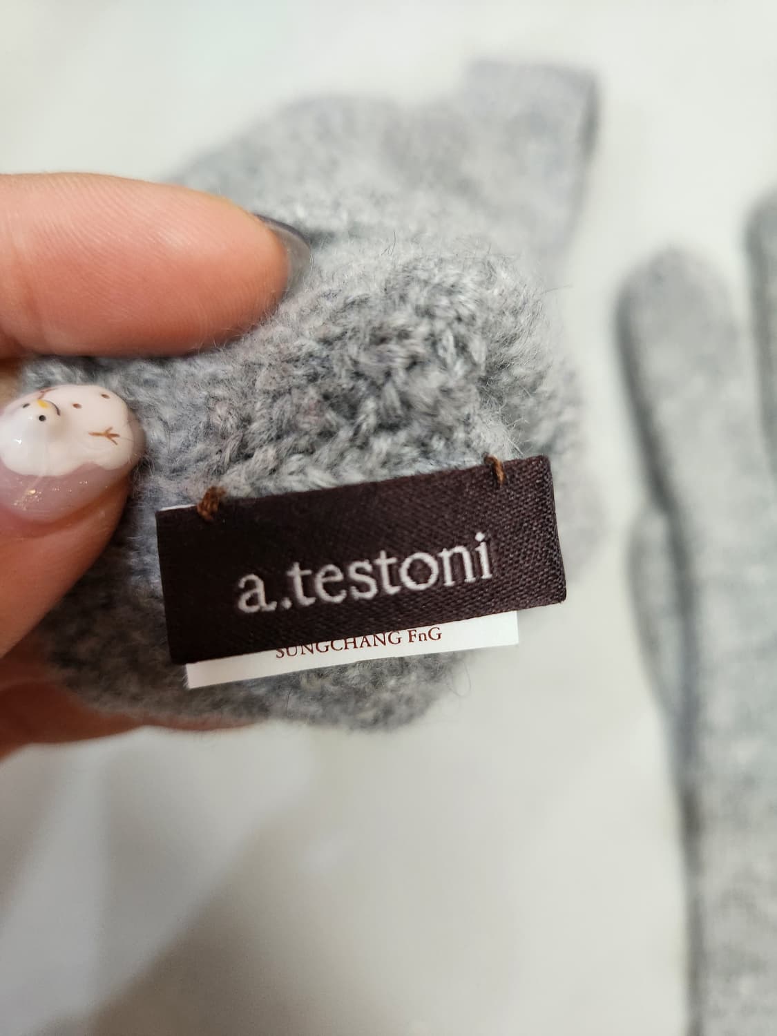 아테스토니 여성장갑 캐시미어100% 상품이미지4