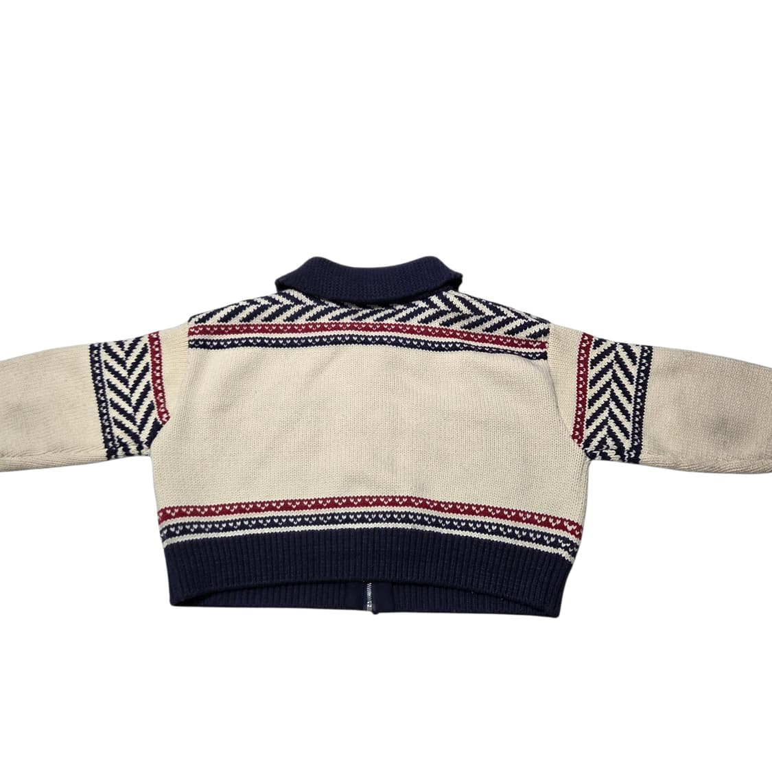 Lowell 로웰 여성 빈티지 코위찬 니트 자켓 상품이미지2