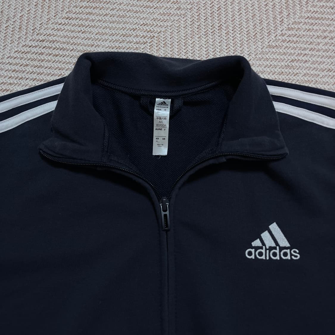 [정품] 아디다스 네이비 코튼 집업 [ XL ] 상품이미지4