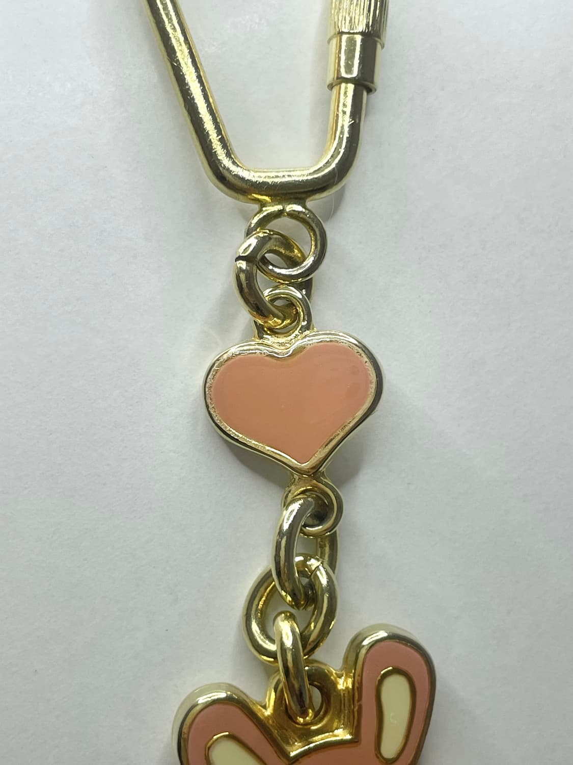 꾸레쥬 토끼 금장 키링 상품이미지3