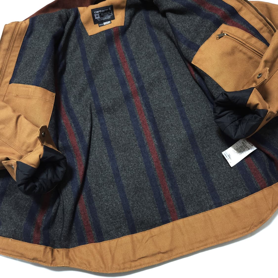 칼하트 OG 덕 디트로이트 자켓 브라운 상품이미지4