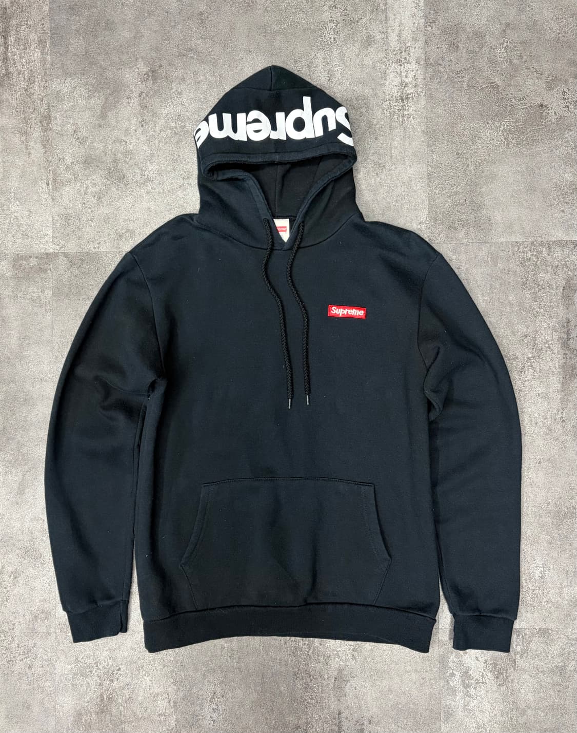 10s 슈프림 블랙 박스 로고 후드티 상품이미지1