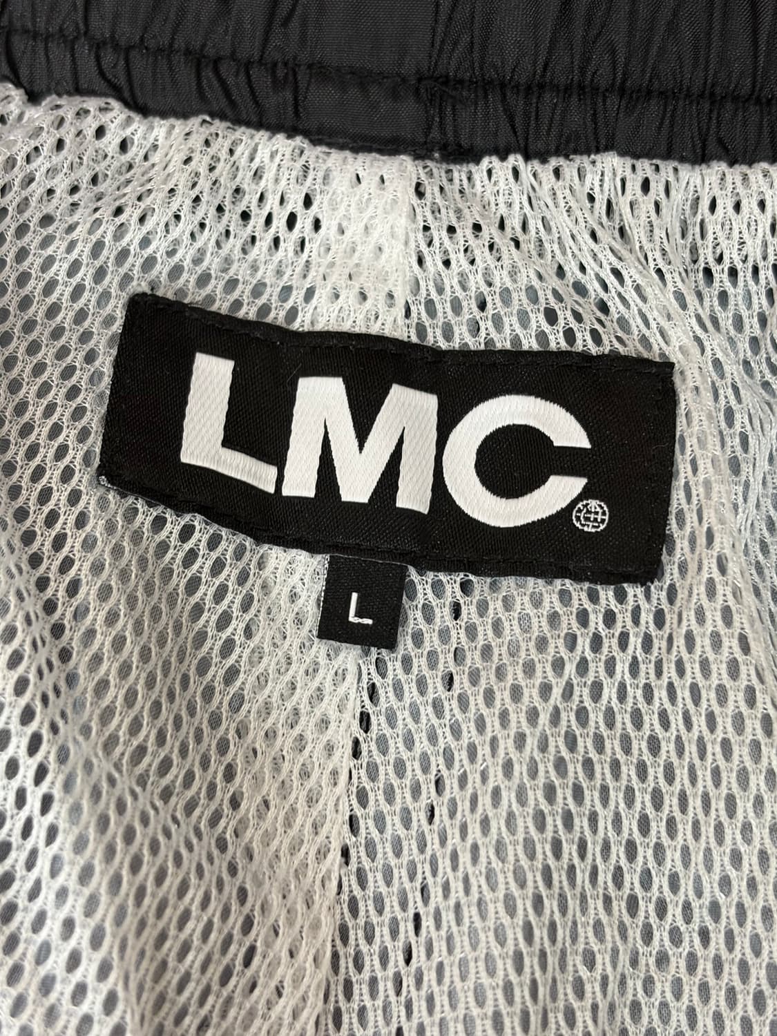 [L] LMC 나일론 컬러블록 트랙 팬츠 블루/블랙 메시 안감 4.5 상품이미지6
