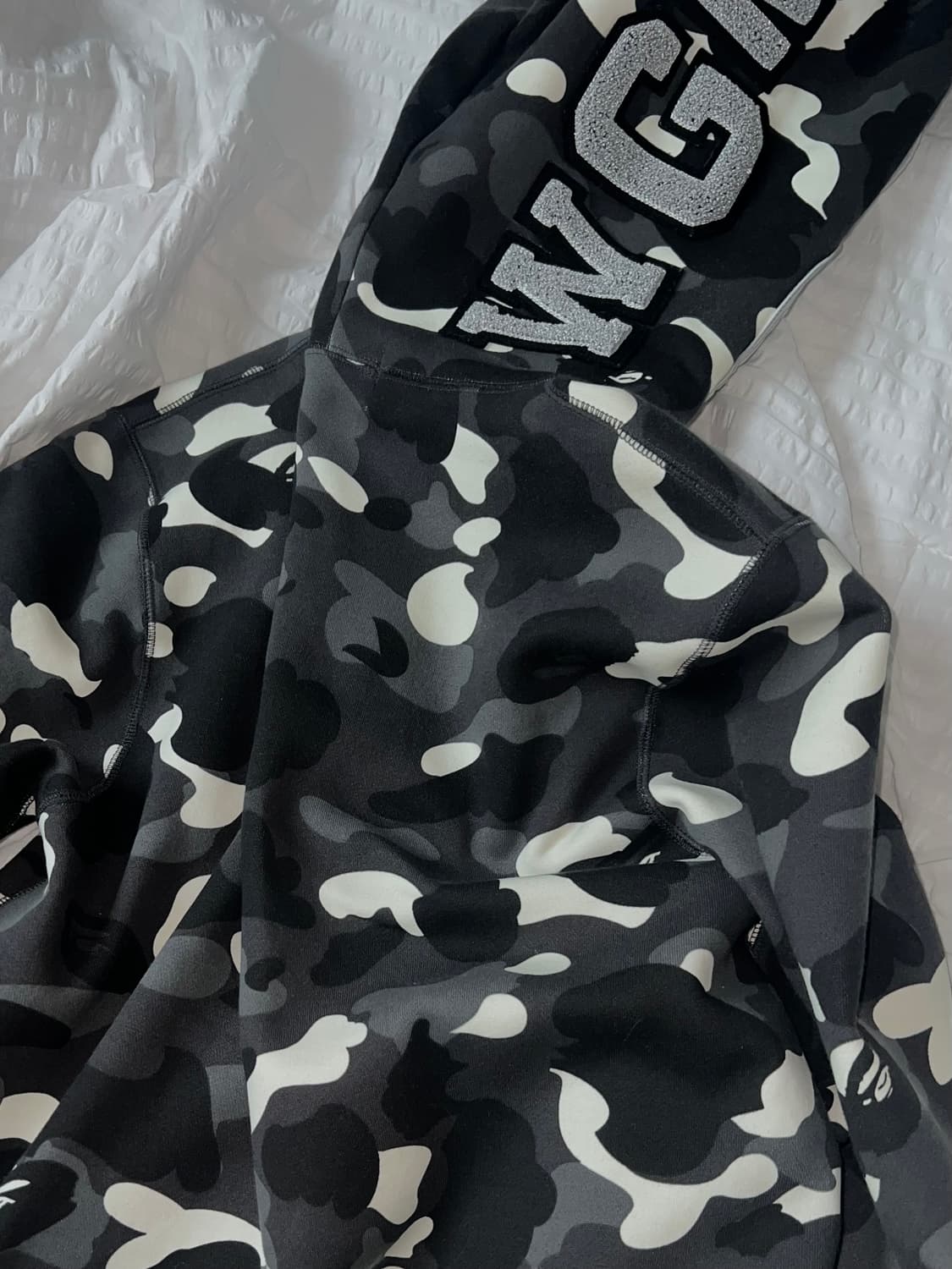 Bape 베이프 City Camo Shark  Zip Hoodie L  상품이미지3