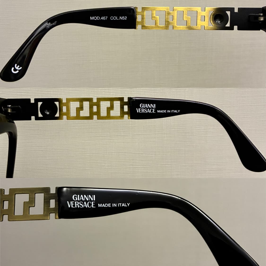 90s VERSACE 지아니 베르사체 스퀘어 빈티지 선글라스 상품이미지8