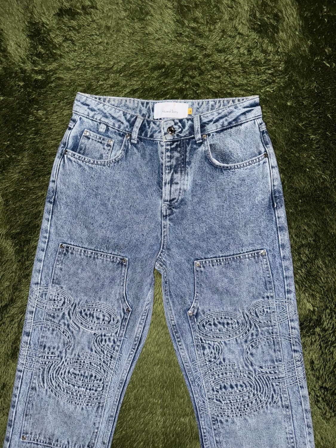 하우스오브써니 HOCKNEY 스티치 디테일 더블니 팬츠 상품이미지5