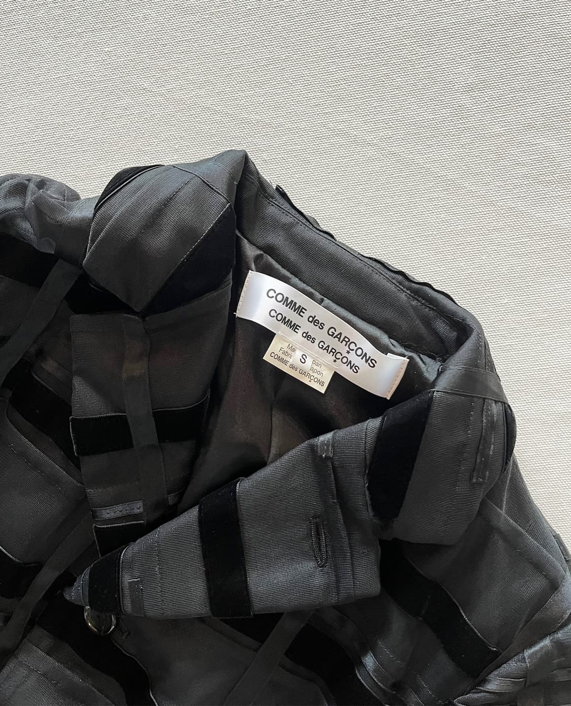 COMME DES GARCONS striped velvet jacket 상품이미지7