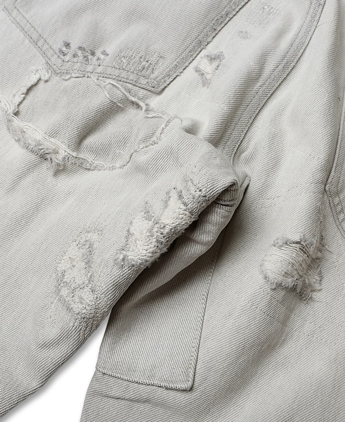 일레븐티 [Eleventy] 라이트 그레이 빈티지 테이퍼드 데님 팬츠 상품이미지8