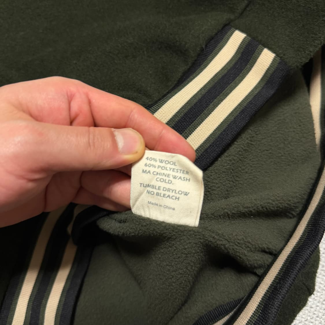 오콘쿼 빈티지 울 바시티 자켓 상품이미지4