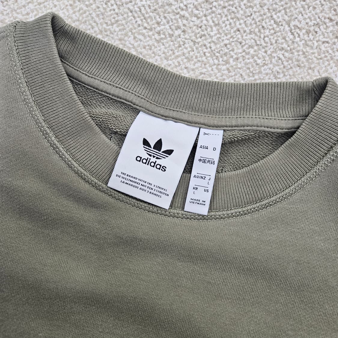 [L] 아디다스 포켓 라운드 긴팔 티셔츠 1209J1 상품이미지2