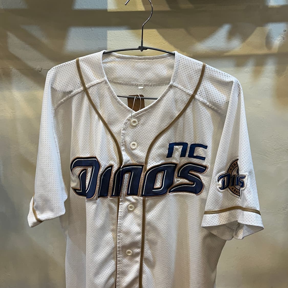 NC 다이노스 야구 유니폼 화이트 상품이미지3
