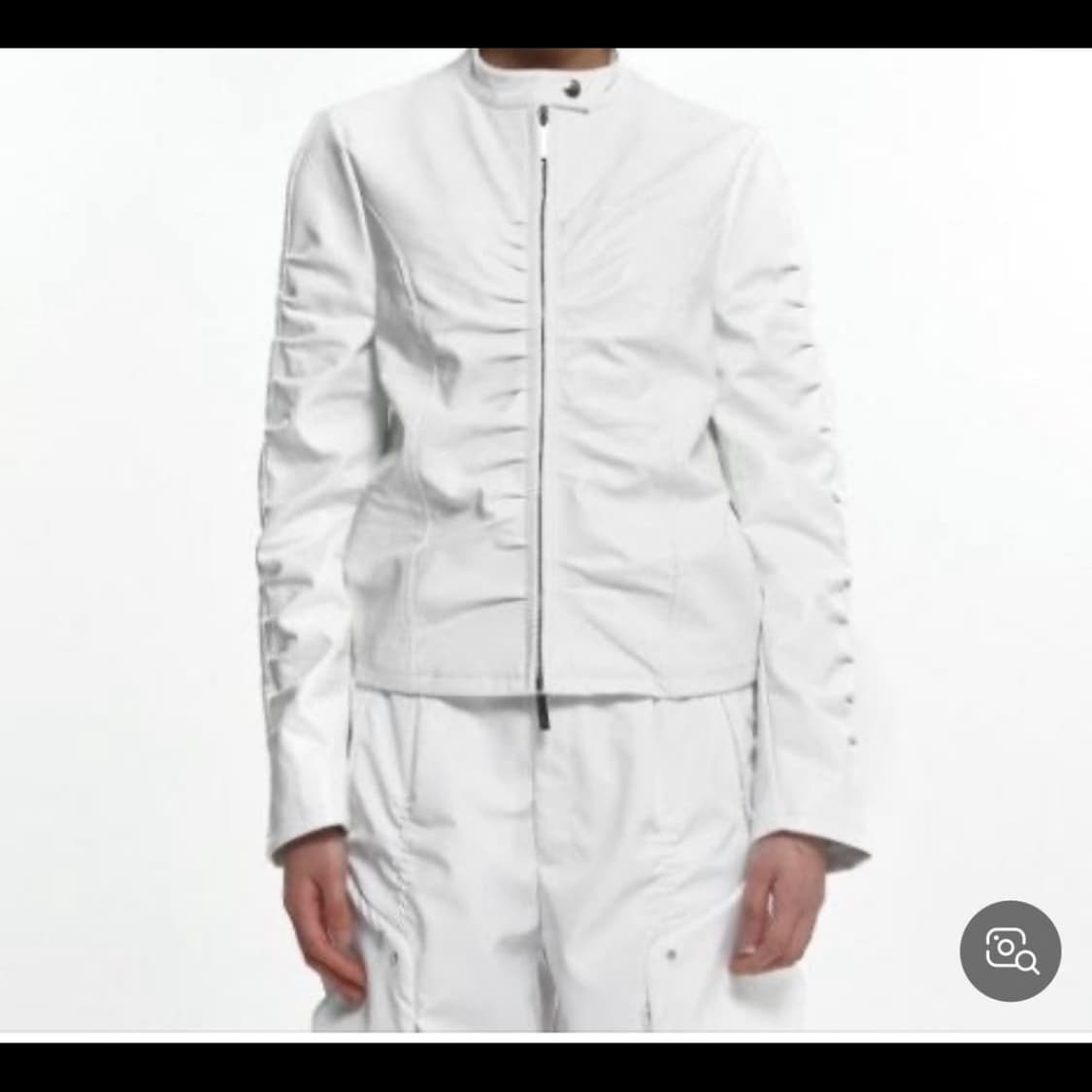 나체 셔링 레더 가죽 자켓 0사이즈 상품이미지1