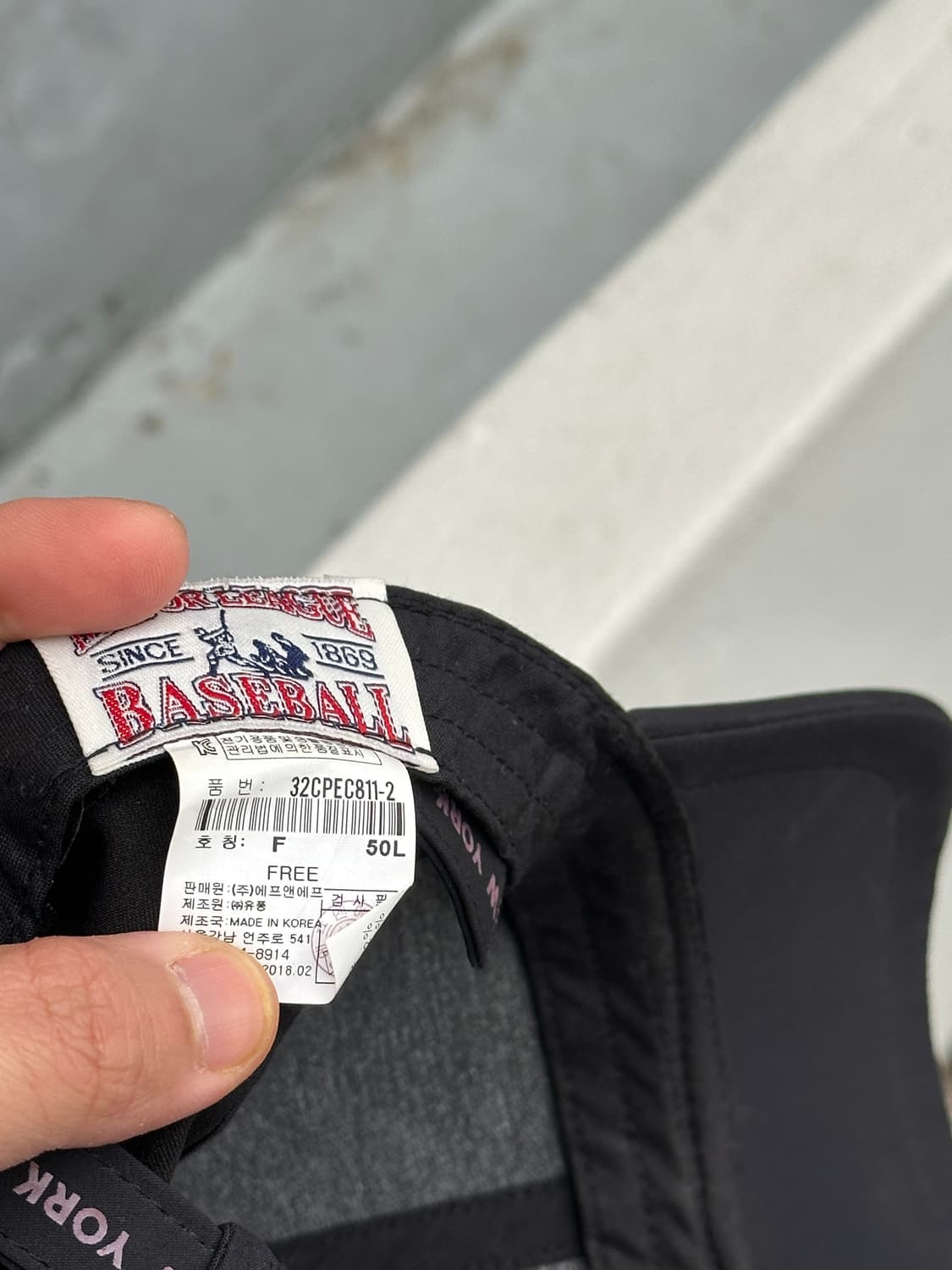 [F] MLB 엠엘비 뉴욕 양키스 블랙 볼캡 모자 상품이미지7