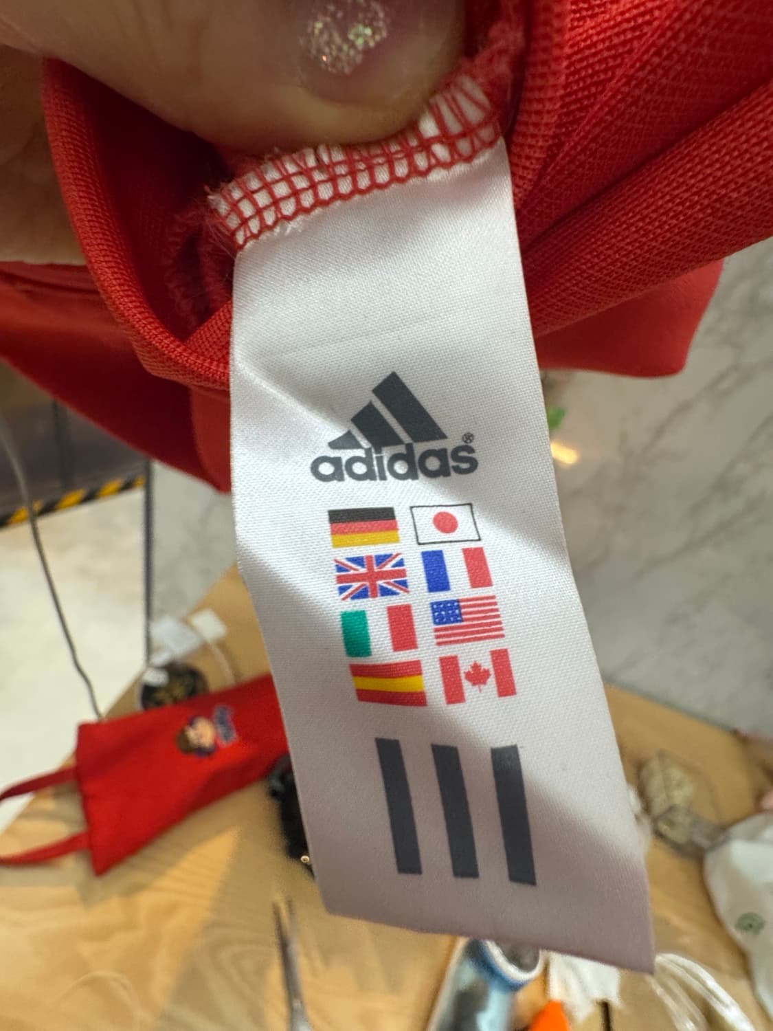 Adidas 아디다스 클라이마라이트 레드 트랙탑 상품이미지5