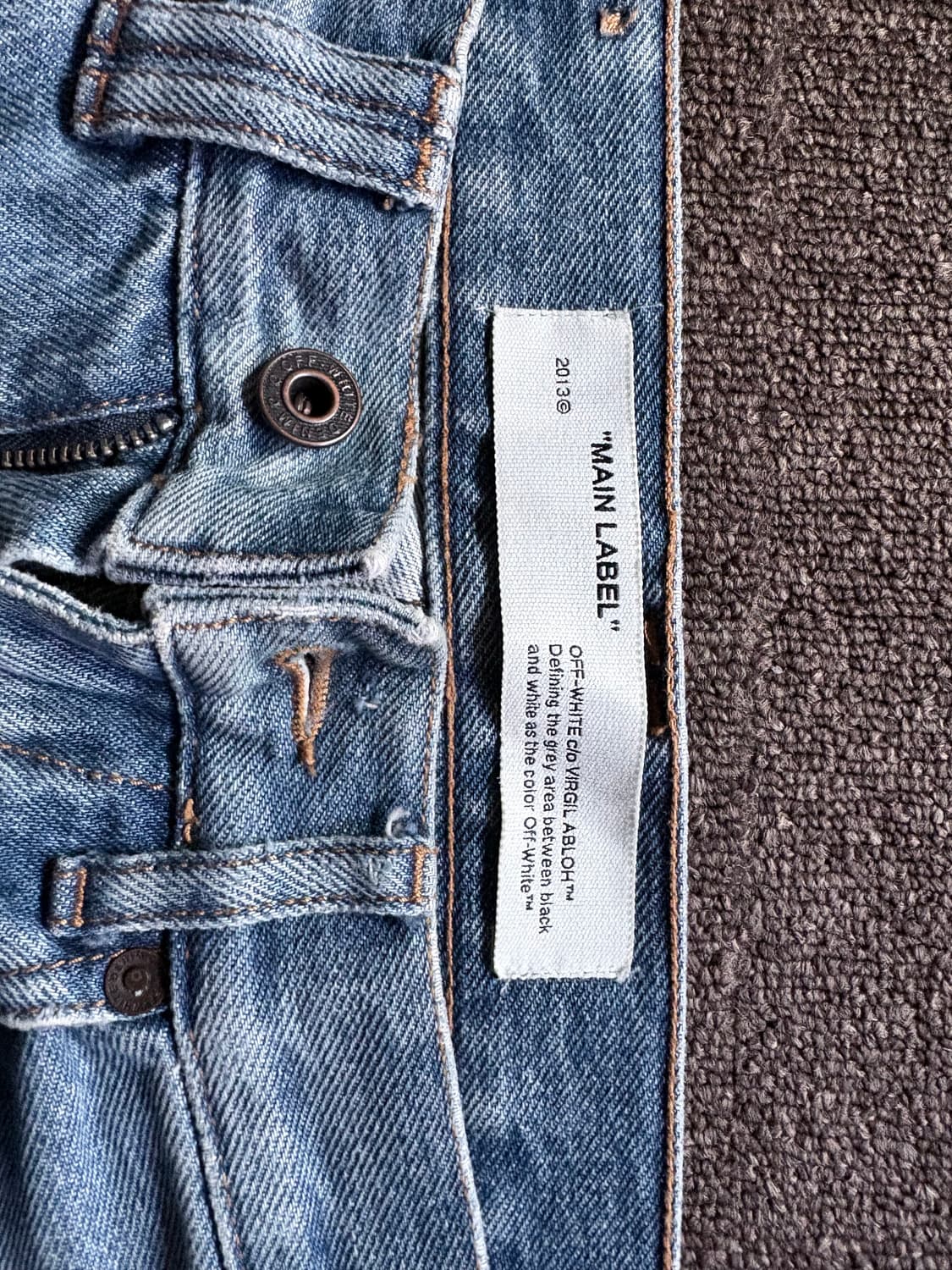 Off-white 13ss denim pants 상품이미지3