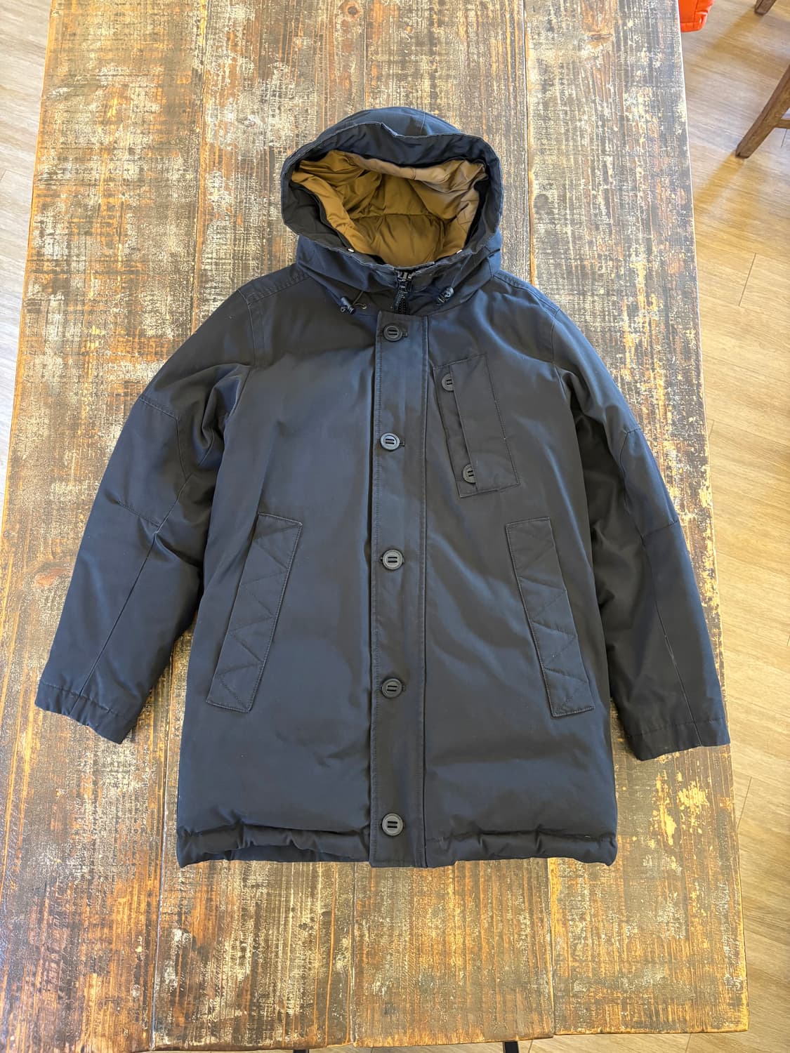 노스페이스 블랙 구스다운 파카 상품이미지1