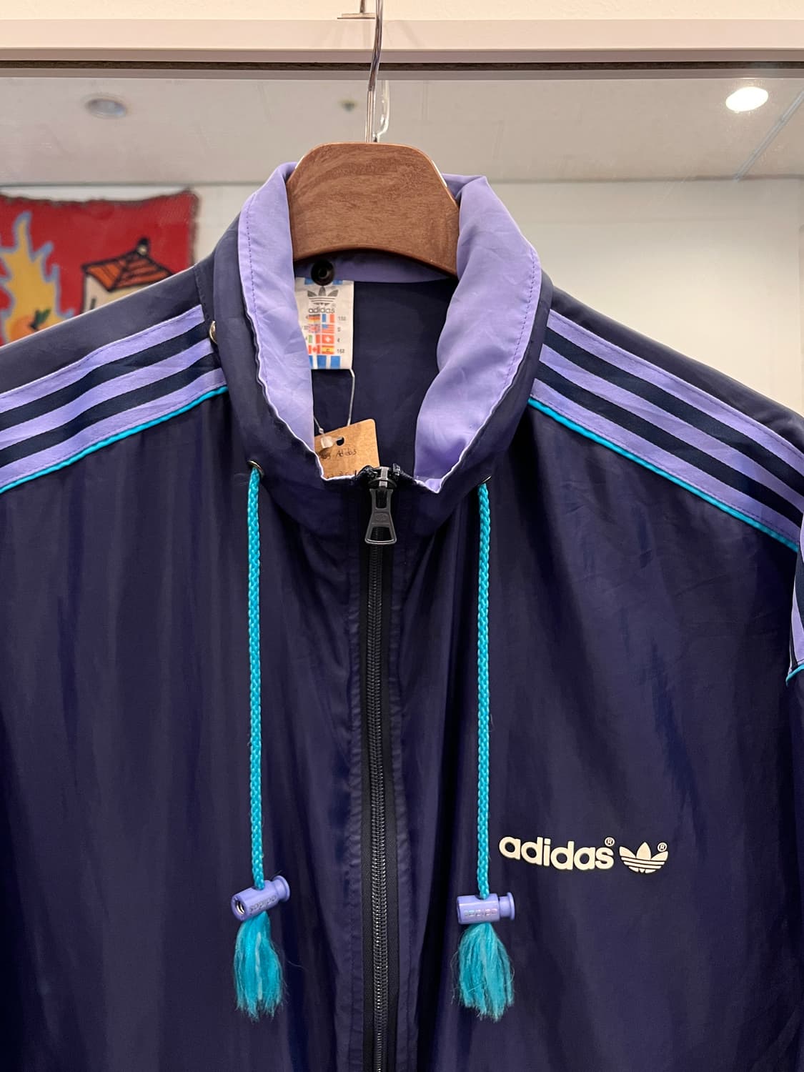 80-90s Adidas 아디다스 올드스쿨 후드 집업 자켓 상품이미지3