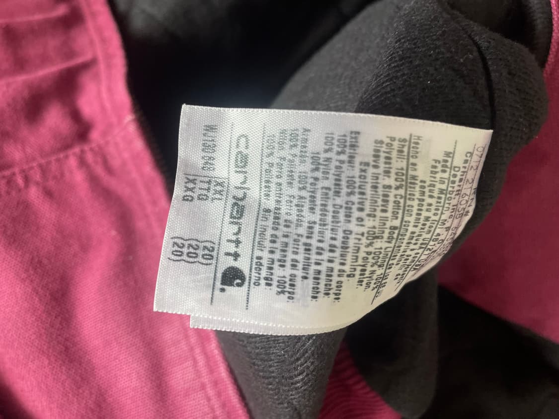 칼하트 wj130 2xl 남자한테는 l-xl 상품이미지3