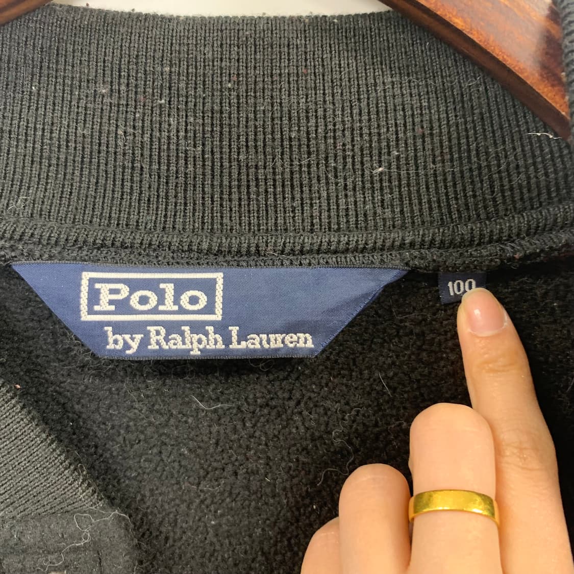 폴로 랄프로렌 90s 나그랑 배색 플리스 자켓  상품이미지7