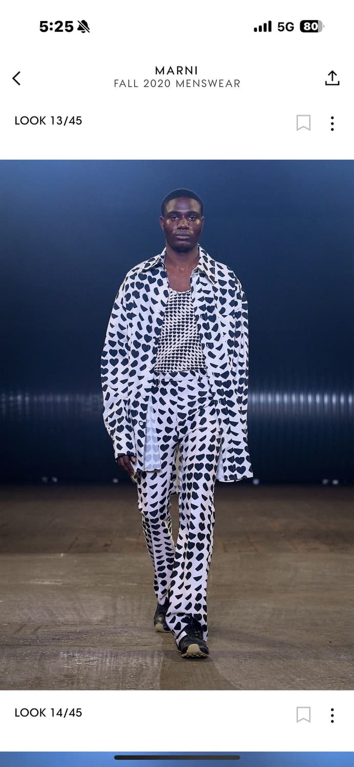 Marni 마르니 20 Fw 하트 셔츠 상품이미지1