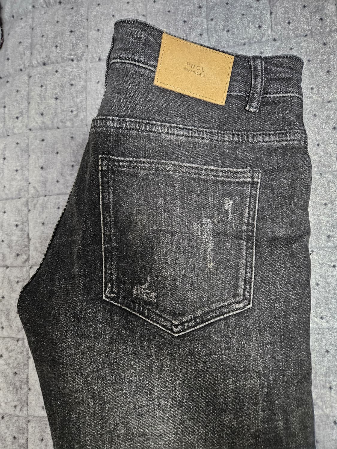 빠니깔레 기모 워싱 다크 빈티지 진 상품이미지4