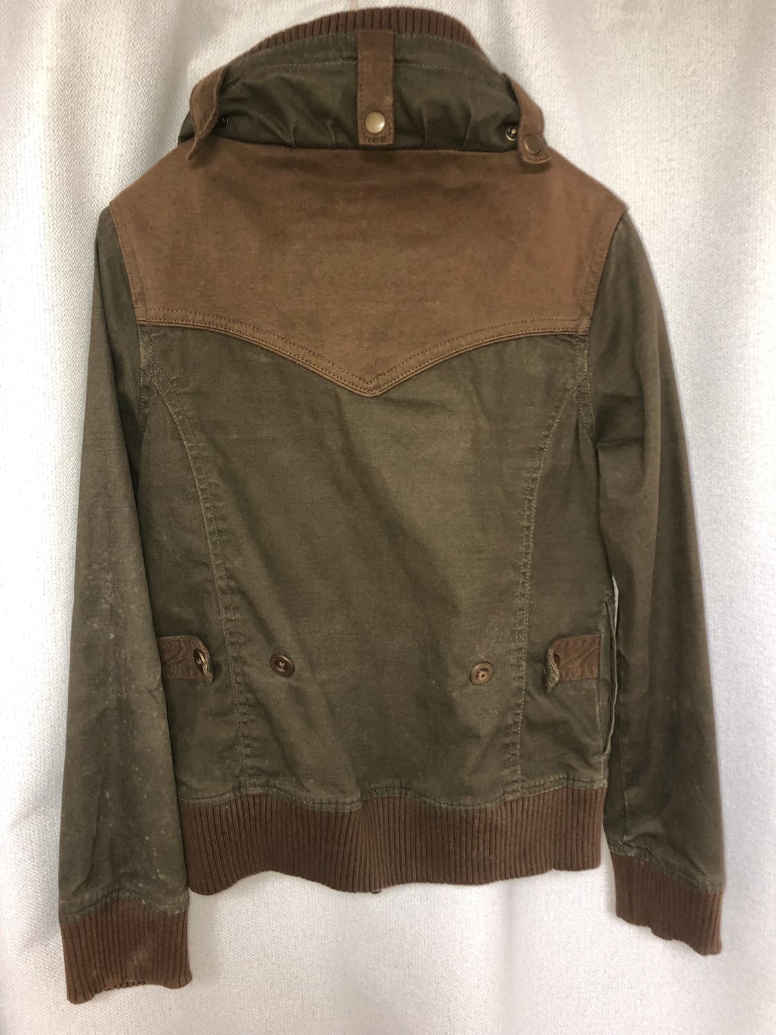 Backnumber 백넘버 빈티지 투웨이 브라운 자켓 상품이미지3