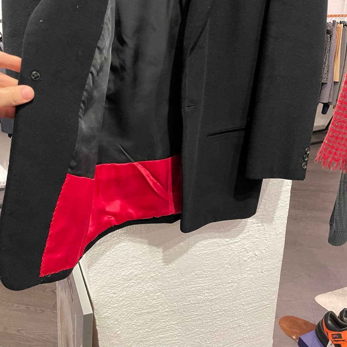 요지야마모토 캐시미어 블레이저 상품이미지3