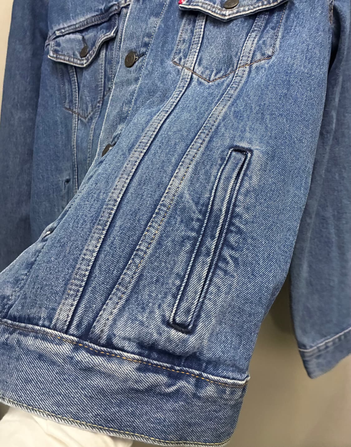 (L)리바이스 3세대 중청 데님 블랭크탭 트러커자켓 데님자켓 청자켓 상품이미지7