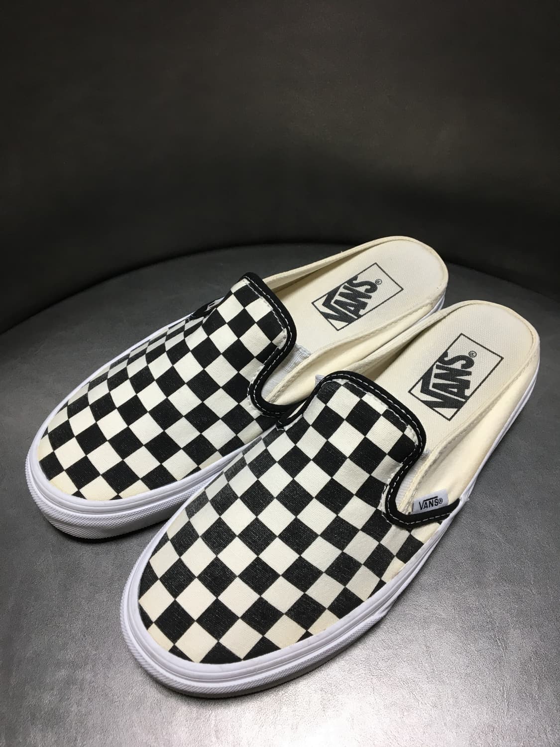 [235mm] 반스 슬립온 뮬 체커보드 Vans 상품이미지4