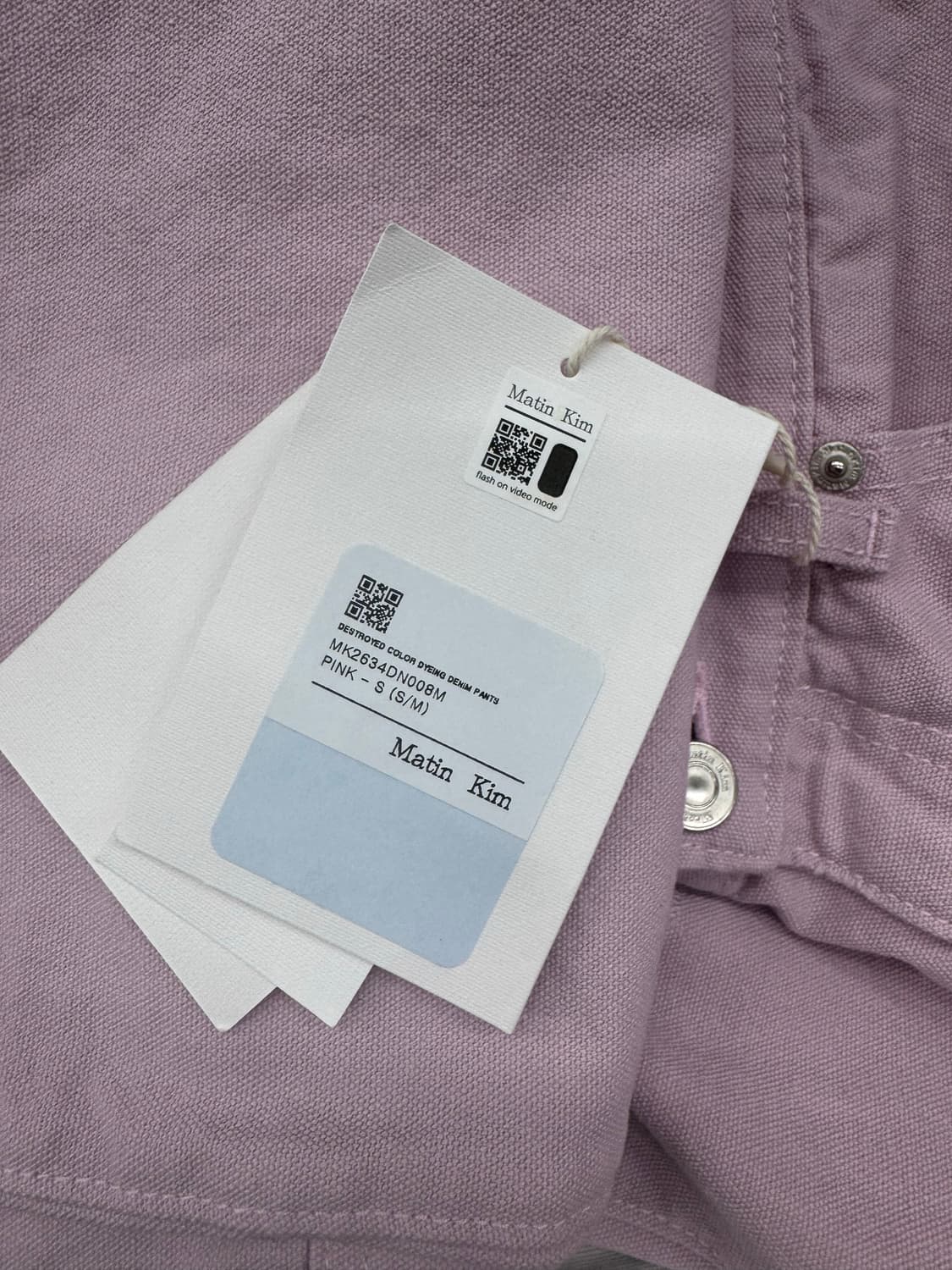 Matin Kim DESTROYED COLOR DYEING DENIM  상품이미지4