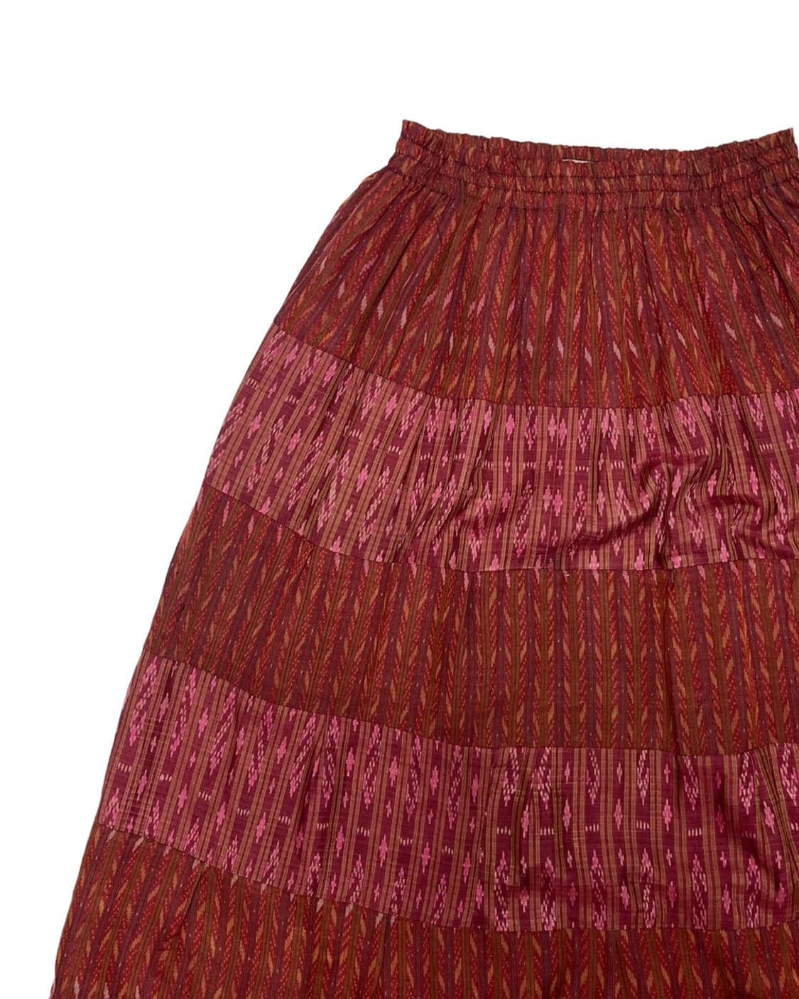 Thai silk red skirt 상품이미지3