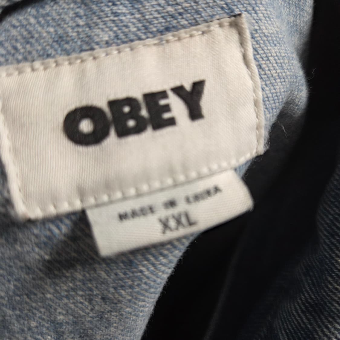 오베이 obey 데님자켓 상품이미지3