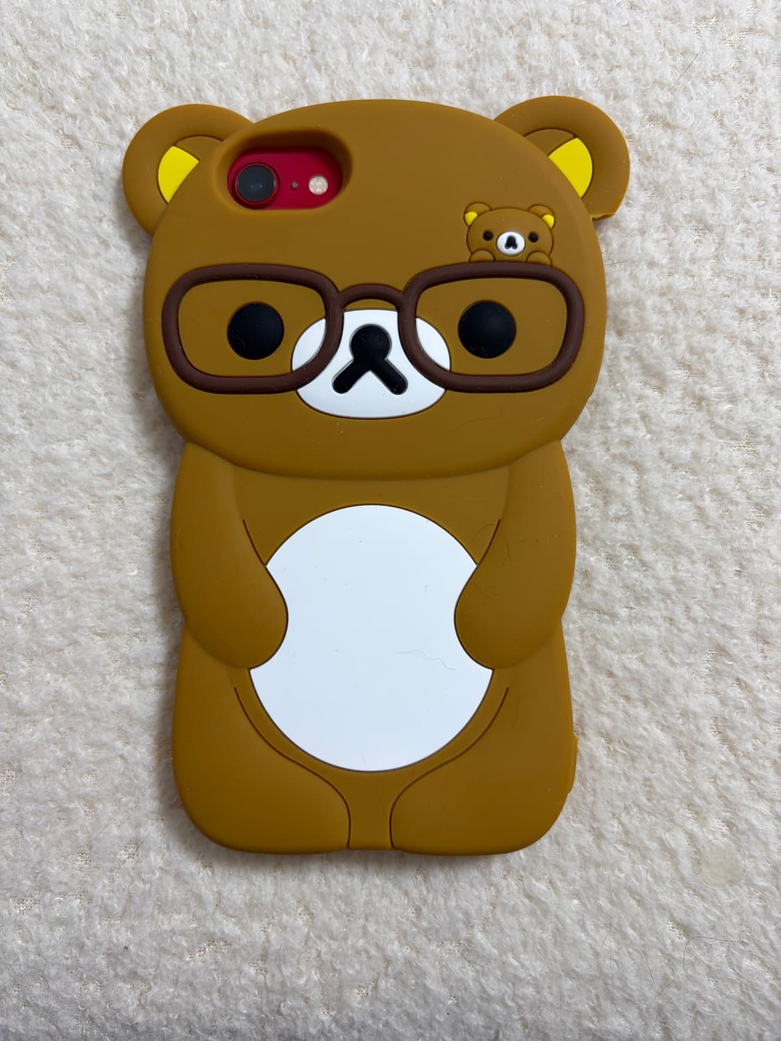 아이폰 SE 64기가 프로덕트 레드 색상 + 리락쿠마 케이스 상품이미지8