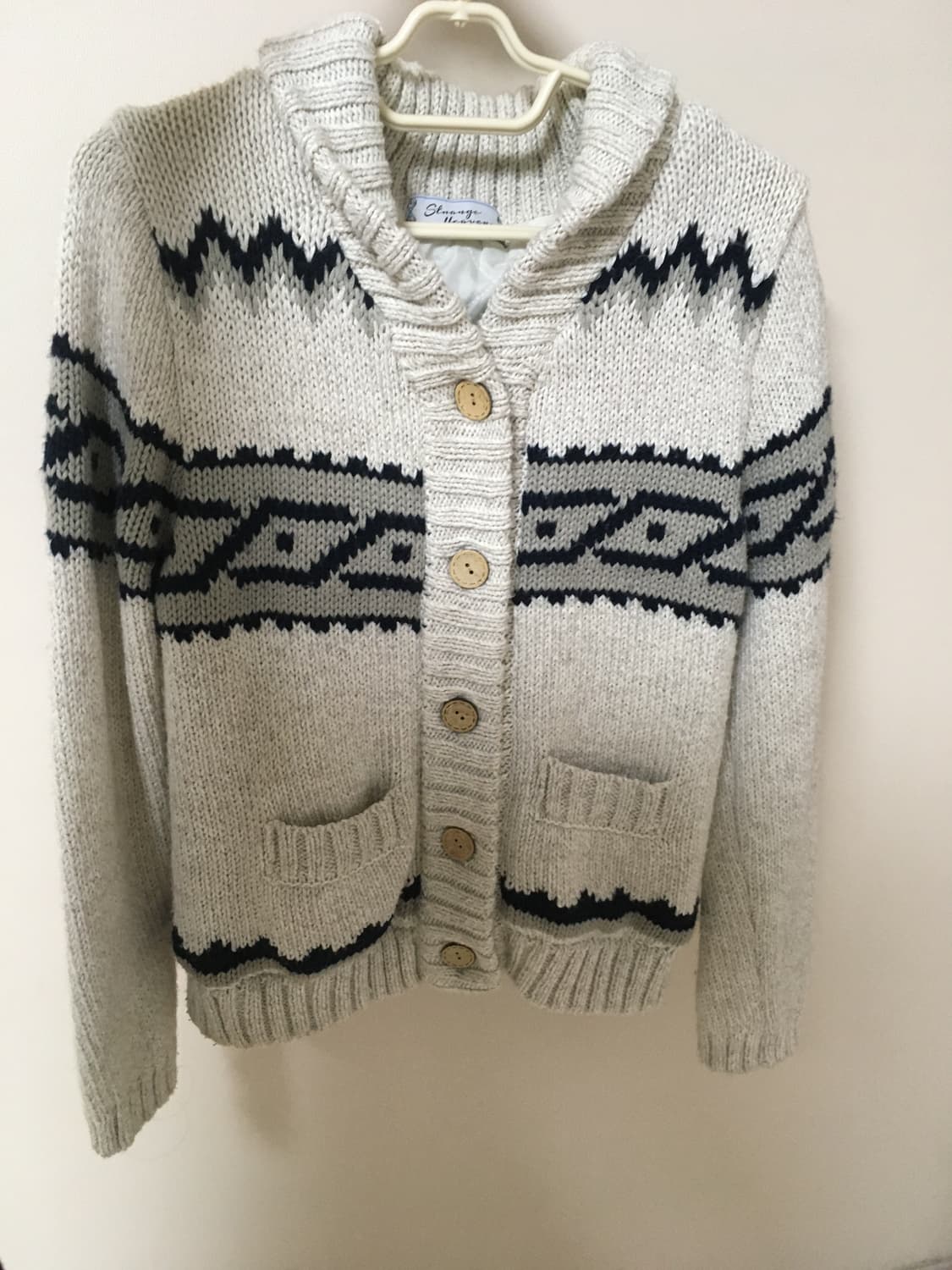 노르딕 누빔 가디건 상품이미지2