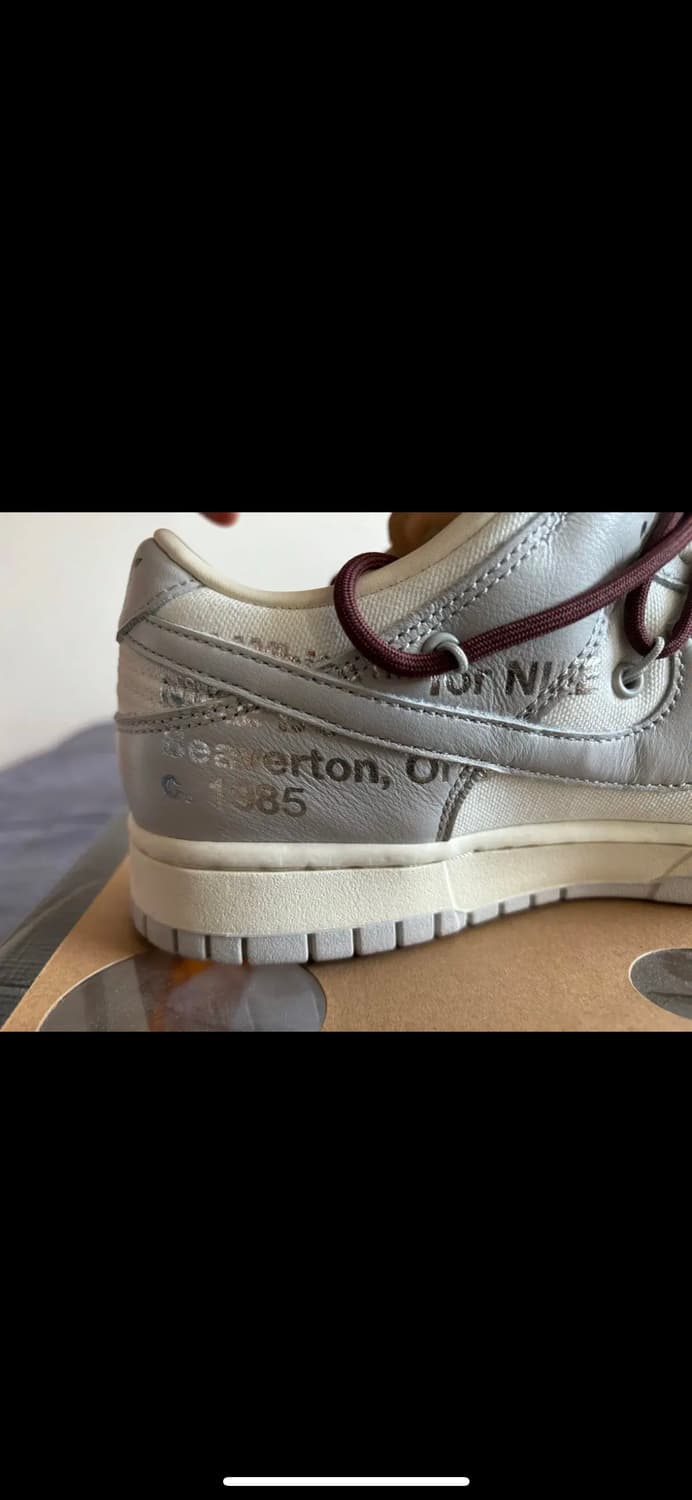 [Nike X Offwhite] Dunk Low lot46 상품이미지6