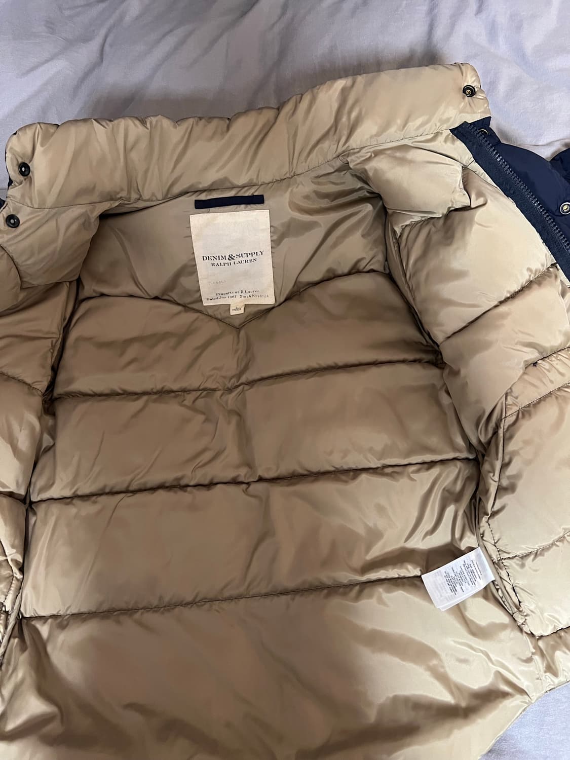 폴로 랄프로렌 데님앤서플라이 오리털패딩 S 상품이미지4