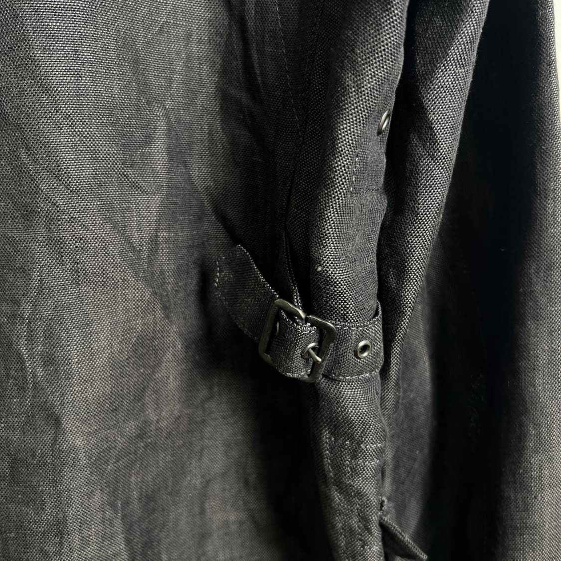 MITSUMINE 미츠미네 블랙 린넨 퍼티그 자켓 M 상품이미지8