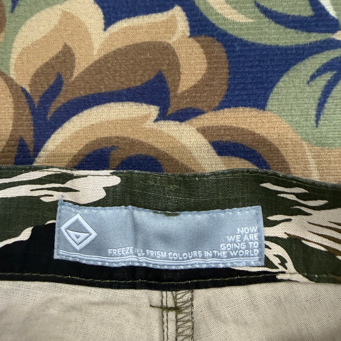 (M)프리즘 웍스 Frismworks 타이거 카모 카고반바지 상품이미지2