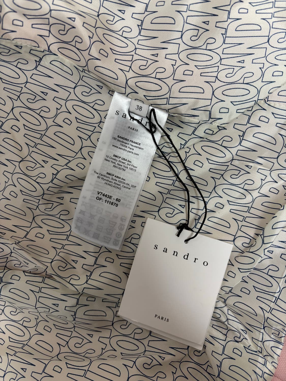 산드로 핑크 블레이저 자켓 상품이미지8