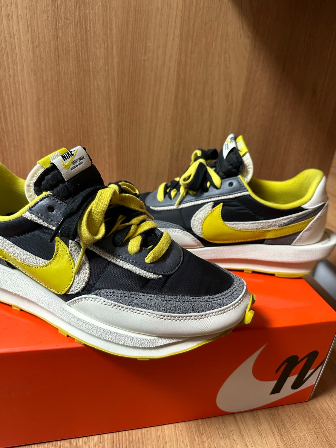 나이키 사카이 언더커버 LD와플 블랙 브라이트 시트론 270 상품이미지1