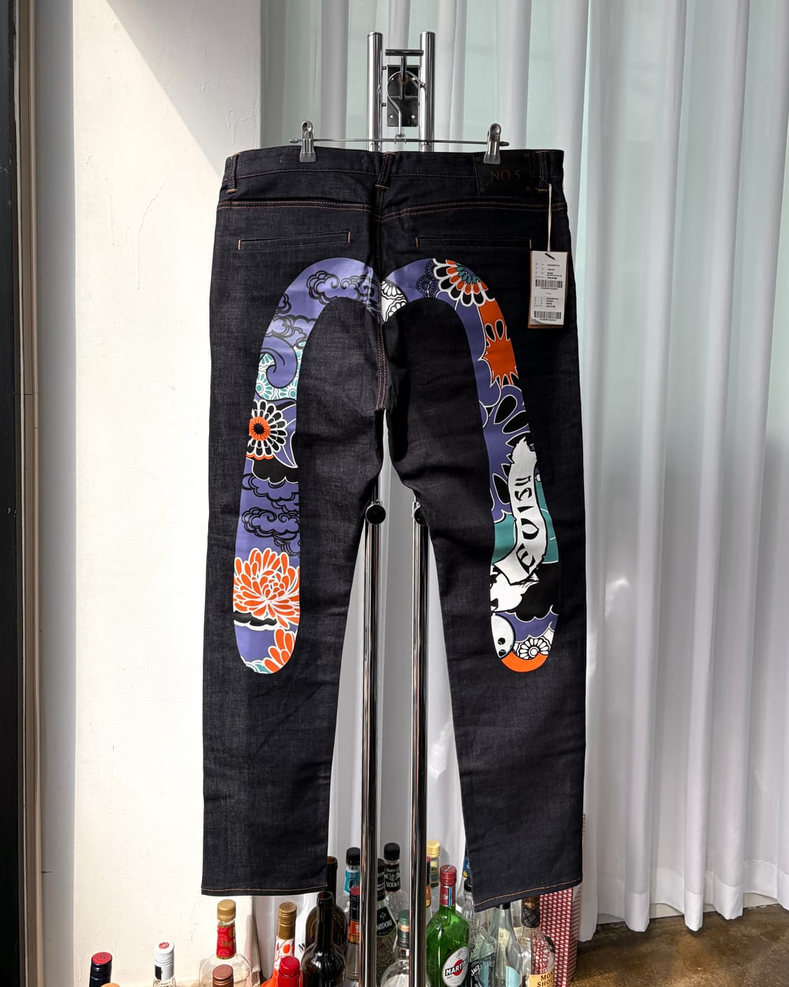 (새상품)[38인치]에비수 Evisu No.5 baggy 데님 팬츠 상품이미지1