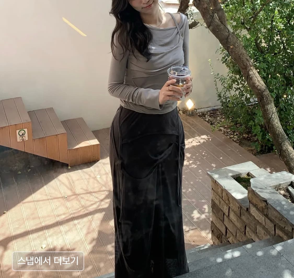 [새상품,정가이하] 플레어업 레이어드 롱슬리브🩶 상품이미지2