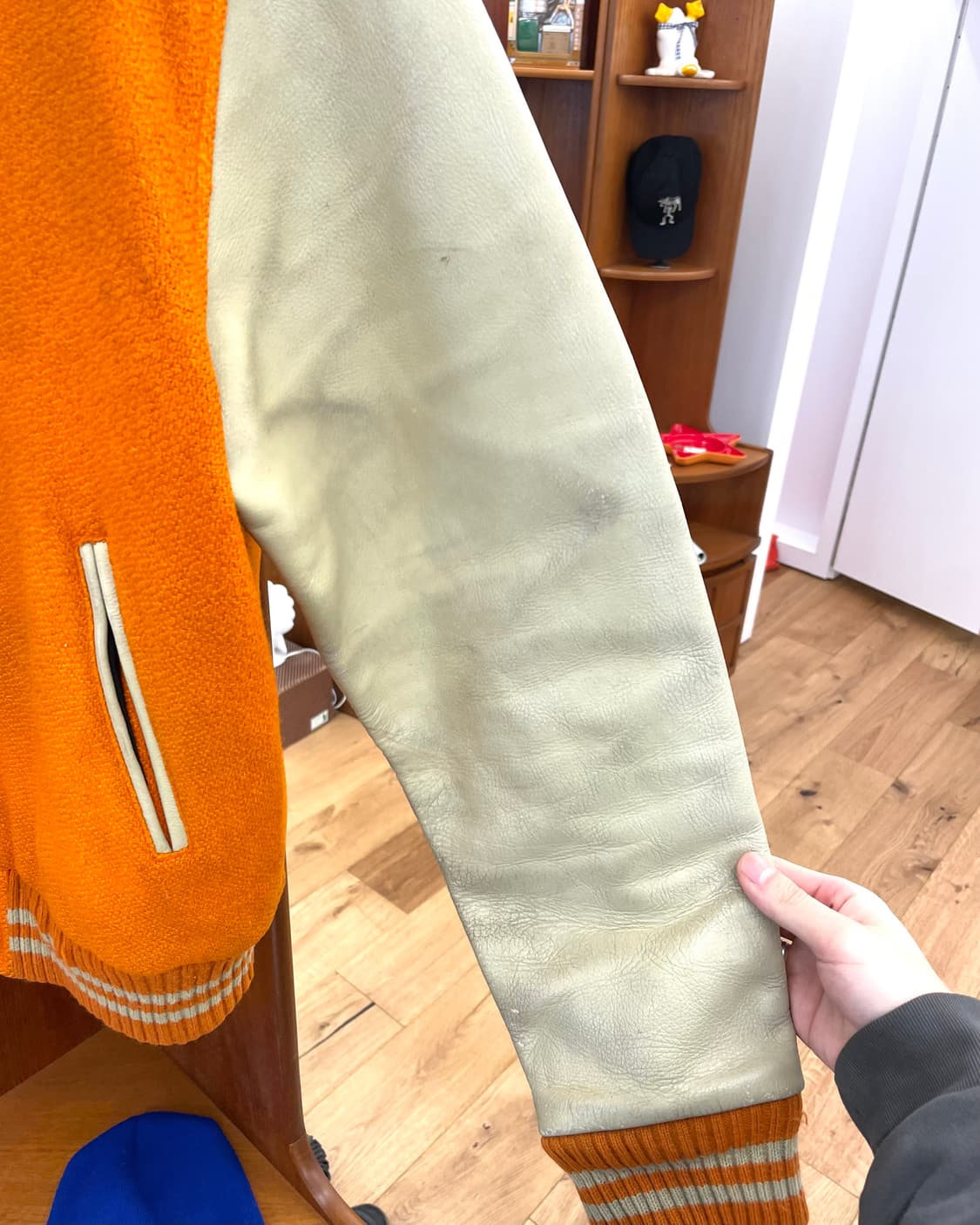 [40] 휴스턴 바시티 자켓 오렌지 상품이미지3