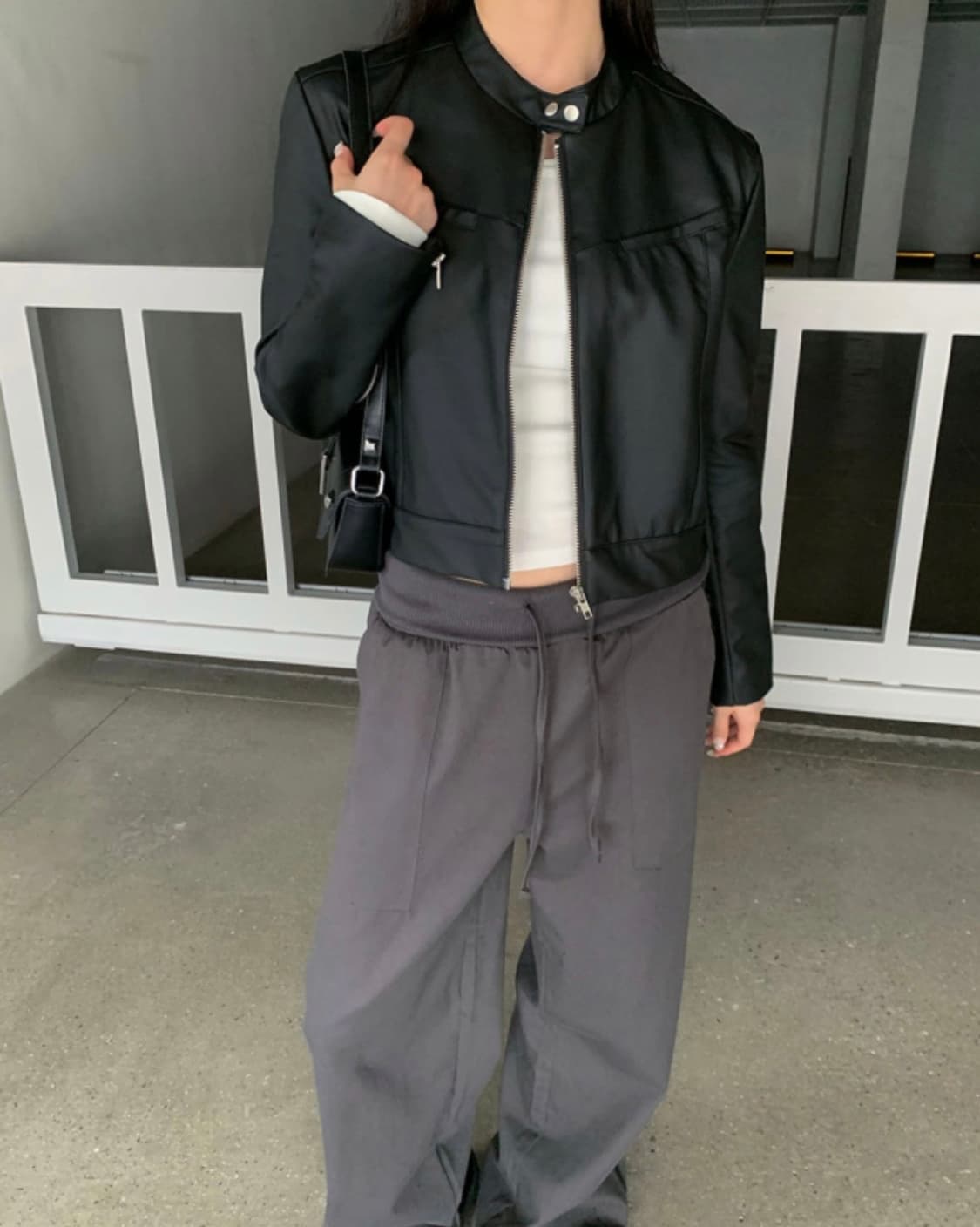 하몽 Mark leather jacket 상품이미지3